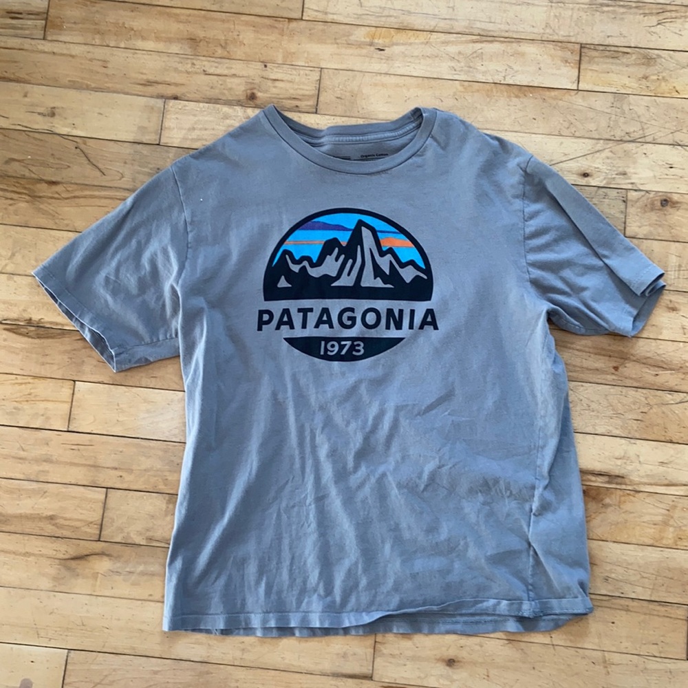 Patagonia logo short sleeve tee